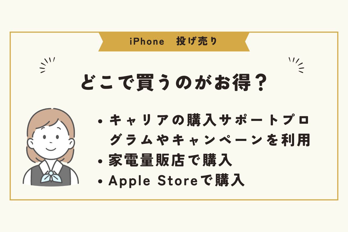 iPhone　投げ売り
